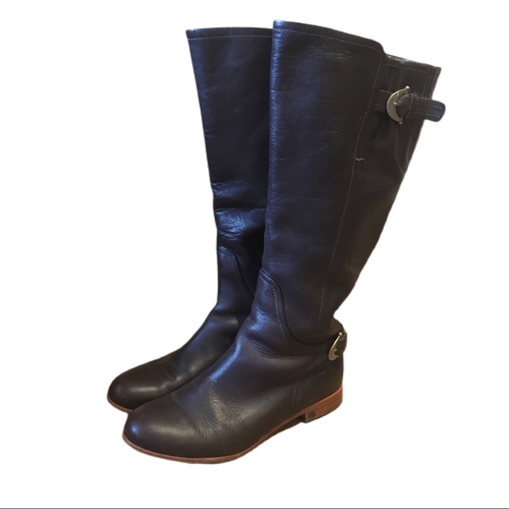 UGG Australia Amberlee Riding Boots Brown Knee High Equestrian Style